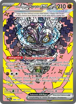 Pokémon-Karte Fundamentmaske-Ogerpon-ex 160/131