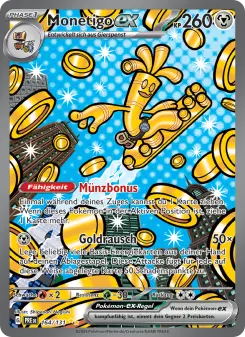 Pokémon-Karte Monetigo-ex 164/131