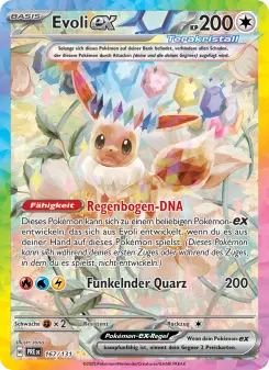 Pokémon-Karte Evoli-ex 167/131