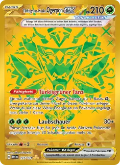 Pokémon-Karte Türkisgrüne-Maske-Ogerpon-ex 177/131