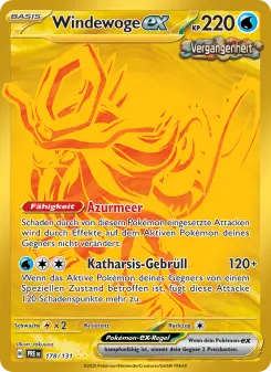 Pokémon-Karte Windewoge-ex 178/131
