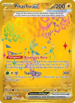 Pokémon-Karte Pikachu-ex 179/131