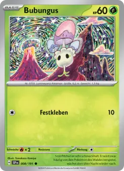 Pokémon-Karte Bubungus 008/191