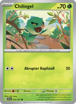 Pokémon-Karte Chilingel 012/191