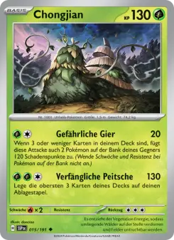 Pokémon-Karte Chongjian 015/191
