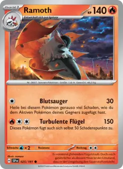 Pokémon-Karte Ramoth 025/191