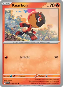 Pokémon-Karte Knarbon 032/191