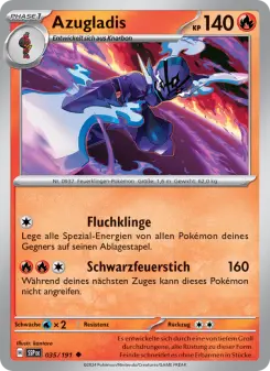 Pokémon-Karte Azugladis 035/191
