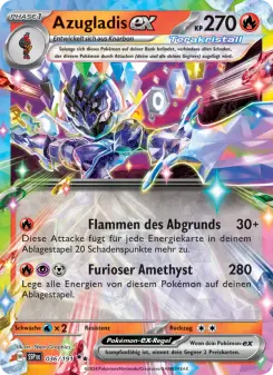 Pokémon-Karte Azugladis-ex 036/191