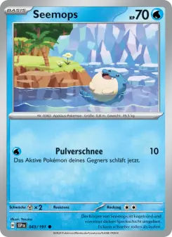Pokémon-Karte Seemops 043/191
