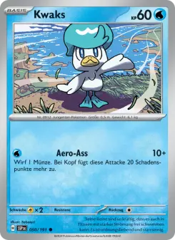Pokémon-Karte Kwaks 050/191