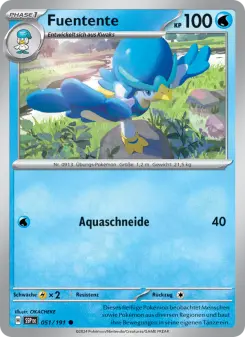 Pokémon-Karte Fuentente 051/191