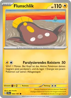 Pokémon-Karte Flunschlik 064/191