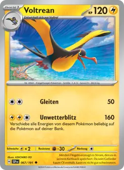 Pokémon-Karte Voltrean 067/191