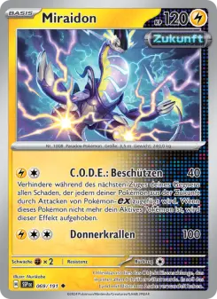 Pokémon-Karte Miraidon 069/191
