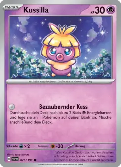 Pokémon-Karte Kussilla 075/191