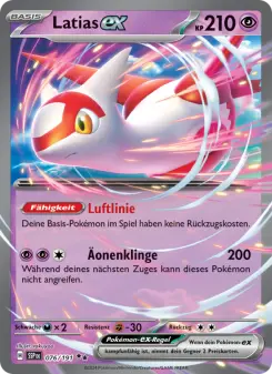 Pokémon-Karte Latias-ex 076/191