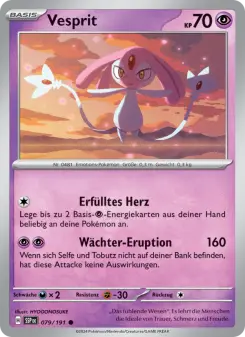 Pokémon-Karte Vesprit 079/191