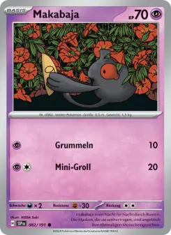 Pokémon-Karte Makabaja 082/191