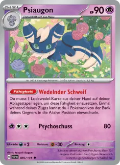 Pokémon-Karte Psiaugon 085/191