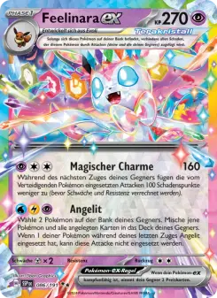 Pokémon-Karte Feelinara-ex 086/191