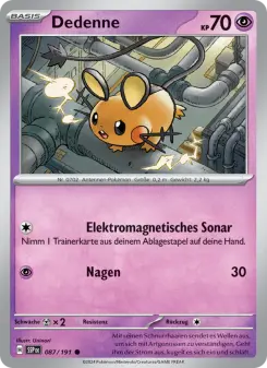 Pokémon-Karte Dedenne 087/191