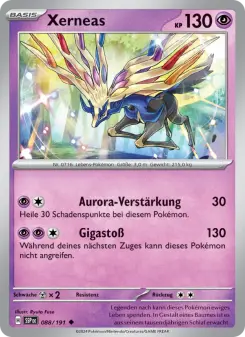 Pokémon-Karte Xerneas 088/191