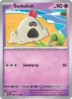 Pokémon-Karte Sankabuh 090/191