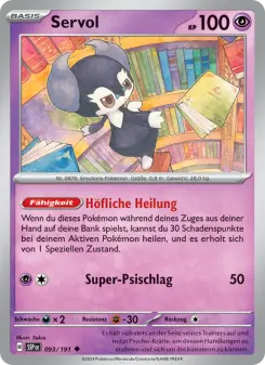 Pokémon-Karte Servol 093/191