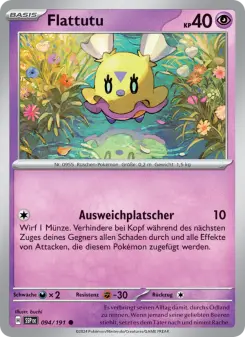 Pokémon-Karte Flattutu 094/191
