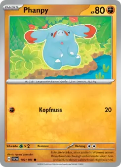 Pokémon-Karte Phanpy 102/191