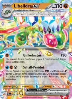 Pokémon-Karte Libelldra-ex 106/191