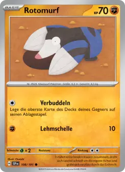 Pokémon-Karte Rotomurf 108/191