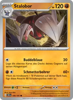 Pokémon-Karte Stalobor 109/191