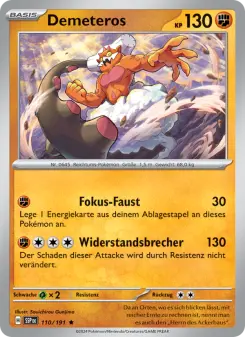 Pokémon-Karte Demeteros 110/191