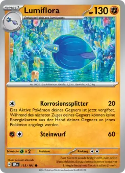 Pokémon-Karte Lumiflora 115/191