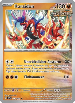 Pokémon-Karte Koraidon 116/191