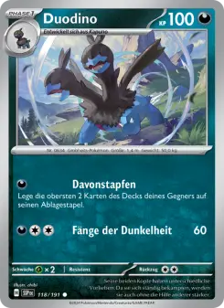 Pokémon-Karte Duodino 118/191
