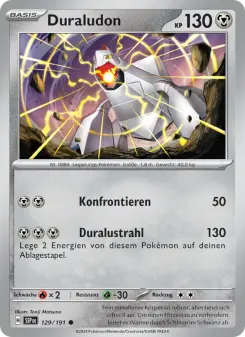Pokémon-Karte Duraludon 129/191
