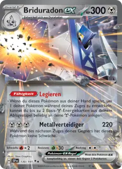 Pokémon-Karte Briduradon-ex 130/191