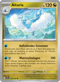 Pokémon-Karte Altaria 134/191
