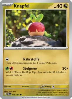 Pokémon-Karte Knapfel 138/191