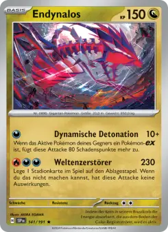 Pokémon-Karte Endynalos 141/191