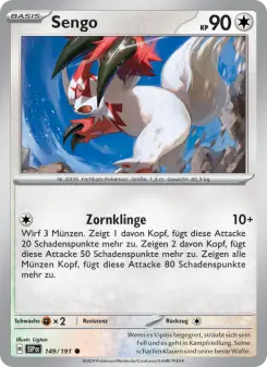 Pokémon-Karte Sengo 149/191