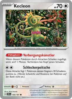 Pokémon-Karte Kecleon 150/191