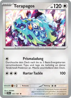 Pokémon-Karte Terapagos 161/191