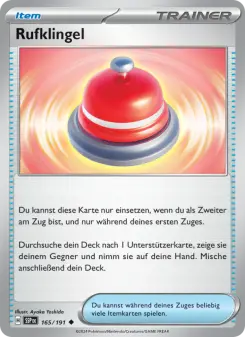 Pokémon-Karte Rufklingel 165/191