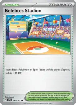 Pokémon-Karte Belebtes Stadion 180/191
