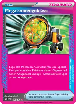 Pokémon-Karte Megatonnengebläse 182/191