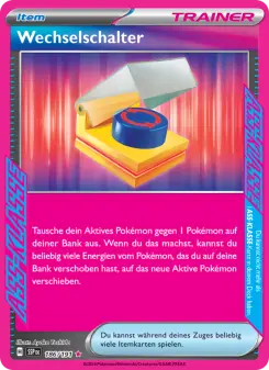 Pokémon-Karte Wechselschalter 186/191